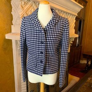 Banana Republic plaid blazer